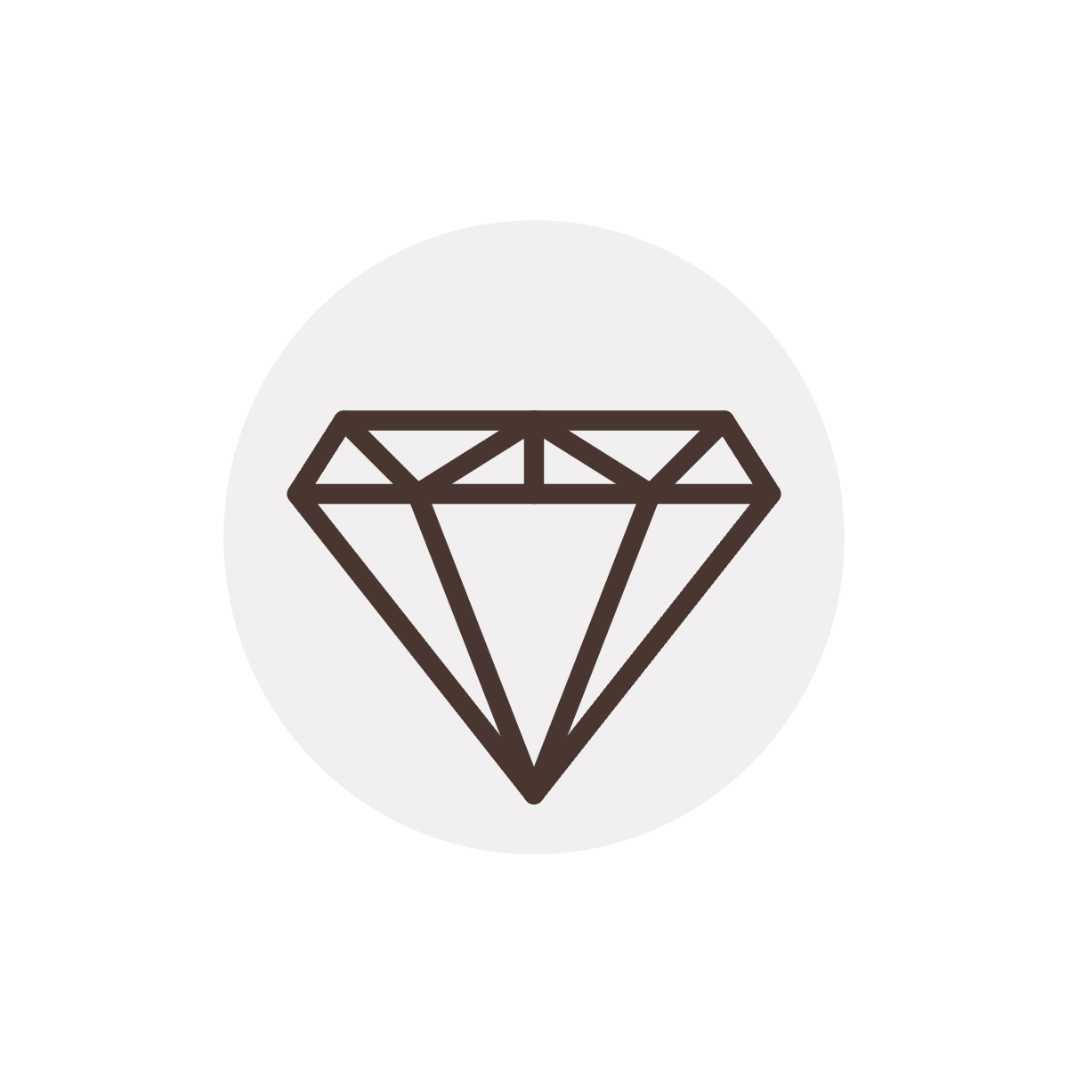 Ilustración de un diamante, valor Criterio
